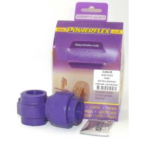 Volkswagen Passat (B5) 1996 - 2005 Powerflex Front Anti Roll Bar Bush 25mm - 25mm PFF3-204-25