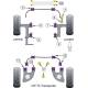 Volkswagen T4 Transporter (1990 - 2003) Powerflex Anti Roll Bar Mount Bush 23mm - 23mm PFF85-1104-23