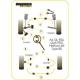 Audi A4 / S4 / RS4 (B5) 1995 - 2001 Powerflex Rear Lower Arm Front Bush PFR3-205BLK