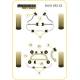 BMW E83 X3 (2003-2010) Powerflex Rear Subframe Front Bush PFR5-4610BLK
