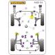 Audi S3 Mk1 Typ 8L 4WD (1999-2003) Powerflex Rear Arm Inner Bush Camber Adjustable PFR3-510G
