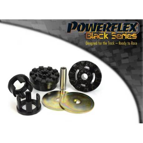 Ford Fiesta Mk6 inc ST & Fusion (2002-2008) Powerflex Lower Engine Mount Large Bush 25mm Bracket PFF19-2003BLK