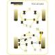 Ford Focus Mk3 inc ST (2011-2014) Powerflex Front Lower Wishbone Rear Bush PFF19-1202BLK