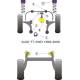 Audi TT Mk1 Typ 8N 2WD (1999-2006) Powerflex Front Wishbone Rear Bush PFF3-610