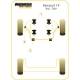 Renault 19 (inc 16V) Powerflex Front Anti Roll Bar Outer Mount - 23mm