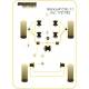 Renault Clio II (inc 172 & 182) Powerflex Dog Bone (Twisted) Engine Mount Bush Kit PFF60-211KBLK