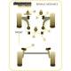 Renault Megane II inc RS 225/ R26 and Cup (2002 - 2008) Powerflex Rear Lower Engine Mounting Bush PFF60-524BLK