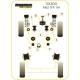Seat Toledo Mk2 Typ 1M (1999 - 2004) Powerflex Front Strut Top Mount Bush -10mm - -10mm PFF85-431BLK