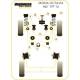 Skoda Octavia Mk1 Typ 1U (1996-2004) Powerflex Front Engine Mount Dog Bone Small Bush PFF85-505BLK