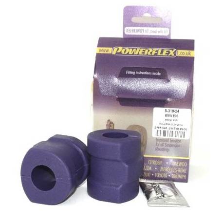 BMW E36 3 Series Compact Powerflex Front Anti Roll Bar Mounting 24mm - 24mm