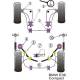 BMW E36 3 Series Compact Powerflex Rear Shock Top Mount Bracket and Bush 10mm - 10mm