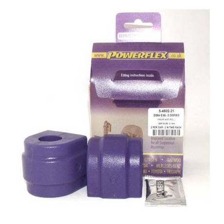 BMW E46 3 SERIES (1999 - 2006) Powerflex Front Anti Roll Bar Bush 21.5mm - 21.5mm