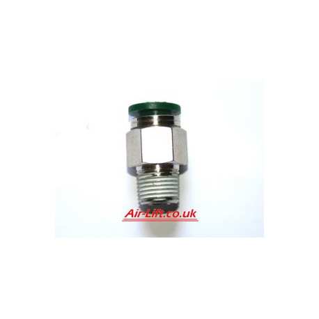 Straight- Male 1/4" NPT x 1/4" Tube