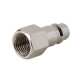 Euro Air Line Bayonet Female Thread Coupler 2pk