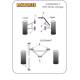 Caterham 7 (DeDion With Watts Linkage)  Powerflex Rear Axle Trailing Arm Rear Bush PF8-909-10