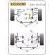 Alfa Romeo 147 (00-10)/ 156 (97-07)/ GT (03-10) Powerflex Engine Mount Stabilizer To Chassis Bush PFF1-821