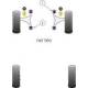 Fiat Tipo (1988-1995) Powerflex Front Lower Wishbone Front Bush PFF1-801