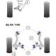 Alfa Romeo 166 Powerflex Front Upper Arm Bush PFF1-815