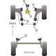 Ford Fiesta Mk7 inc ST (2008-) Powerflex Front Arm Rear Bush, Caster Adjustable