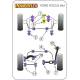 Ford Focus Mk1 inc ST and RS (up to 2006) & Estate Powerflex Front Lower Engine Mount Bush Kit 12mm - 12mm PFF19-806-12