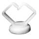 Mag Daddy Medium Magnetic Cable Holder (white)