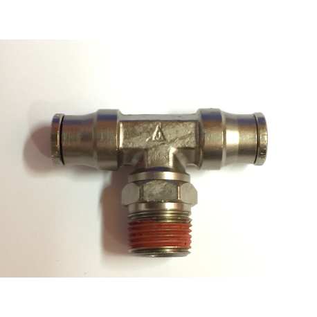 Branch Tee- Male 3/8" NPT x 3/8" Tube