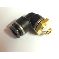 Elbow- Male 1/8" NPT x 3/8" Tube