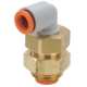 Bulkhead elbow union connector - 3/8PTC