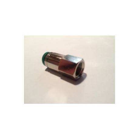 Straight- Female 1/8" FNPT x 1/4" Tube