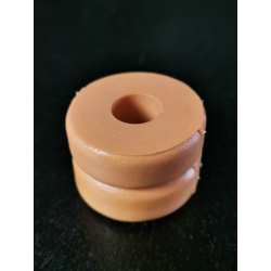 Shock mounted bump stop - 12.5mm ID x 35mm OD x 25mm L