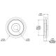 Mag Daddy Magnetic Screw Mount - Large (5mm hole)