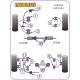 Mazda MX-5/ Miata/ Eunos Powerflex Rear Diff Mounting Bush PFR36-120