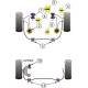Mitsubishi Lancer Evolution 10 CZ4A (10/07-) Powerflex Rear Upper Arm Front Bush PFF44-401