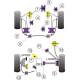 Mitsubishi Lancer Evolution 4-5-6-7 RS/GSR Powerflex Front Upper Engine Mount (Road Use)