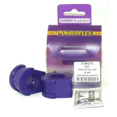 Audi 80/ 90 inc Avant (1973 - 1996) Powerflex Front Anti Roll Bar To Control Arm Bush - 21.5mm PFF3-106-21.5