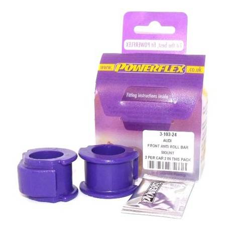 Audi 80/ 90 Quattro inc Avant (1992-1996) S2 inc Avant, RS2 B4 Powerflex Front Anti Roll Bar Mount 24mm PFF3-103-24