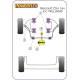 Renault Clio including 16v & Williams Powerflex Front Lower Wishbone Bush, Camber Adjustable PFF60-301G
