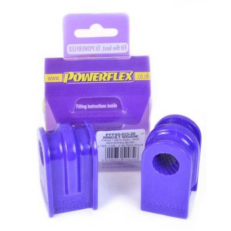 Renault Megane II inc RS 225/ R26 and Cup (2002 - 2008) Powerflex Front Anti Roll Bar Bush 20mm - 20mm