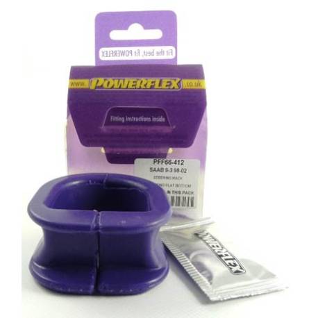 Saab 900 (1994-1998) Powerflex Steering Rack Mounting Flat Bottom