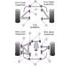 TVR Cerbera Powerflex Rear Diff Mounting Rear Bush PFR79-112