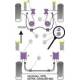 Vauxhall / Opel Cavalier 2WD (1989-1995)/ Vectra A (1989-1995) Powerflex Front Anti Roll Bar Mounting Bolt Bushes