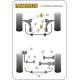 Vauxhall / Opel Signum (2003 - 2008) Powerflex Rear Upper Arm Outer Bush - 47mm