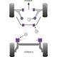 Vauxhall / Opel TIGRA MODELS Powerflex Front Arm Rear Bush