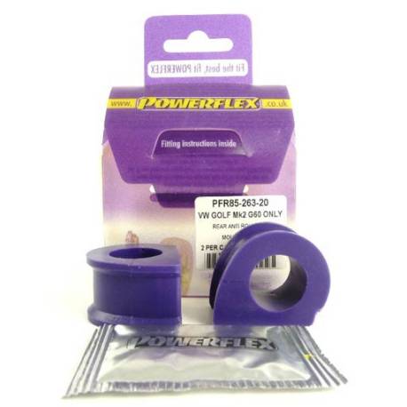 Volkswagen GOLF MODELS Powerflex Rear Anti Roll Bar Inner Bush 20mm - 20mm PFR85-263-20